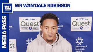 WanDale Robinson on his Return to the Field  New York Giants [upl. by Sterne]