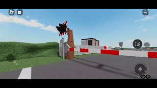 Rare amp Loud Bells Radley Road Level Crossing  North Yorkshire Roblox [upl. by Suoicul]