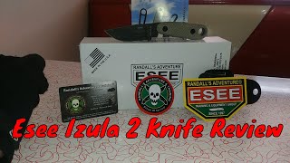 Esee Izula 2 II Fixed Blade Knife Review Perfect Budget EDC amp USA Made [upl. by Aimet]