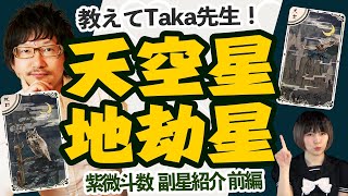 【教えてTaka先生！】紫微斗数 副星紹介 天空星・地劫星 前編 ＃紫微斗数 [upl. by Glynias]