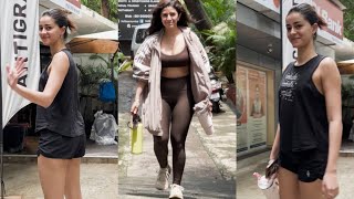 Nimrat Kaur Ananya Panday Spotted At Outside Gym In Bandra🤗🥰😍💥 [upl. by Aihsatal]