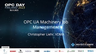 OPC UA Machinery Job Management [upl. by Furtek]