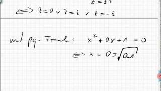 K02 Gleichung mit komplexen Zahlen [upl. by Ennaegroeg]