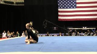 Bailie Key – Floor Exercise – 2015 PampG Championships – Sr Women Day 2 [upl. by Brewster]