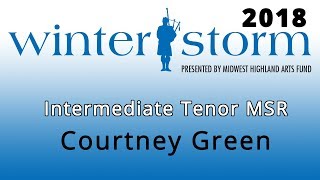 Winter Storm 2018  Intermediate Tenor  MSR  Courtney Green [upl. by Lancelle]