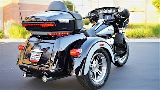 2019 HarleyDavidson TriGlide Ultra FLHTCUTG │ Review and Test Ride [upl. by Anastase614]