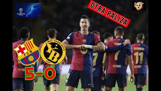 BARCELONA vuelve A golear  EQUIPO Mediocre BOYS  Barcelona 5  0 Young Boys  Champions LEAGUE [upl. by Aleacin517]