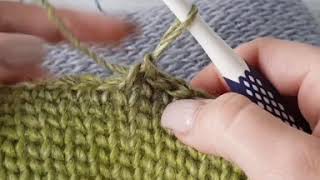 Häkeln  Tutorial • Strickstich 1  beim quotin Runden häkelnquot [upl. by Masao]