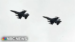 Ukraine investigating deadly crash of newly arrived F16 [upl. by Echikson]