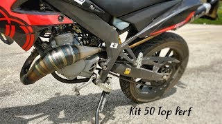 GILERA Kit 50 Top Perf  Counti Black Street V7 [upl. by Ititrefen53]