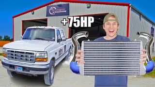 I Intercooled My Non Intercooled 73L Powerstroke [upl. by Akihsan]