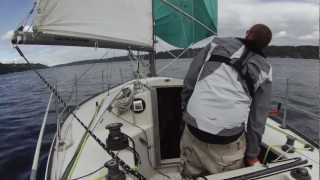 Singlehanded Spinnaker Practice [upl. by Nikolia]