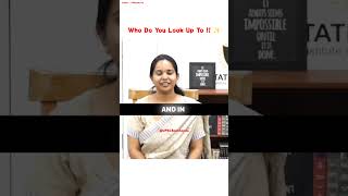 Who Do You Look Up To  🔥  UPSC Backbone  Upsc Interview  Medha Anand  shorts [upl. by Rosel675]