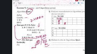 Exercice algorithme bac sciences [upl. by Tad]