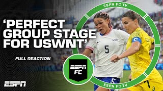 USWNT CONTINUE WINNING STREAK 😤 A perfect group stage  Ali Krieger  ESPN FC [upl. by Joshuah]