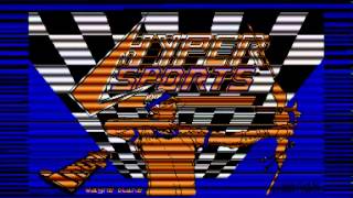 Amstrad CPC  Hypersports Tape Loading [upl. by Adierf475]