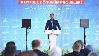 Bakan Kurum  İstanbulun 39 ilçesinde 180 bin konut ve işyeri yenileniyor [upl. by Dajma239]