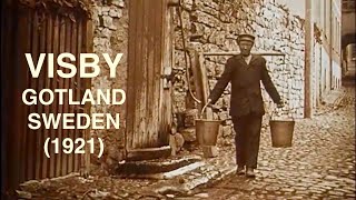 Visby  Gotland  Sweden 1921 [upl. by Tdnerb]