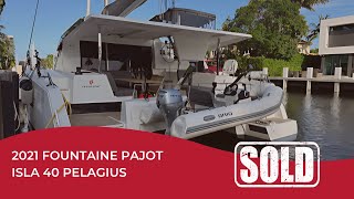 New Listing 2021 Fountaine Pajot Isla 40 For Sale quot PELAGIUS [upl. by Adroj709]