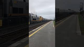 2 train lash up at Belleville [upl. by Reaht]