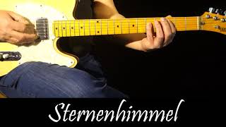 Sternenhimmel  Hubert Kah  Guitar Cover [upl. by Aldarcie]