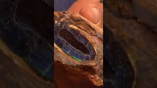 The Geran Gang Uncovers Stunning Boulder Opal aussiegoldhunters shorts [upl. by Dlorrej]