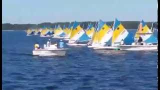 2014 Sunfish Worlds Start race 7 [upl. by Emily]