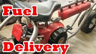 Four Wheeled Motorcycle Part 9 fuel delivery [upl. by Ollayos]