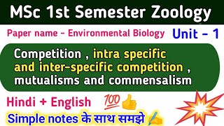 Competition mutualisms commensalism mutualismcommensalismcompetitionintraspecific compitition [upl. by Orvil]