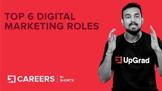 Digital Marketing Top 6 Jobs and Careers  Sales and Marketing  upGrad [upl. by Ranzini]