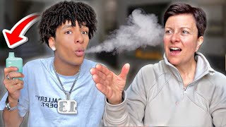 VAPE PRANK ON STRICT MOM “I’m Addicted” [upl. by Nazay]