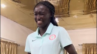 Super Falcons Rising Star  Omorinsola Babajides Team Initiation  Oshoalas Pronunciation Lesson [upl. by Htebaras]