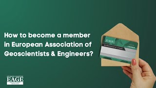 كيف تصبح عضو في الجمعية الاوروبية لعلماء الارض والمهندسين  How to become a member of EAGE [upl. by Ennirok169]