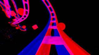 BLENDER 3d anaglyph rollercoaster made in blender 256b [upl. by Bannister]