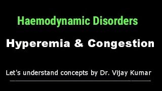 Hyperemia And Congestion Pathology  Hyperemia In Hindi  Passive Congestion  Pathology Lectures [upl. by Enialehs]