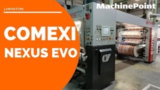 COMEXI Nexus Evo Laminators in production  MachinePoint [upl. by Eirrok831]