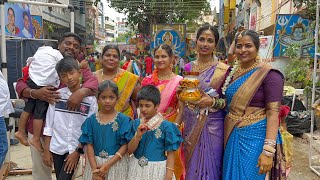 Bonalu 2023 Malkajgiri full enjoyment in akka house 🏡 [upl. by Rebma]