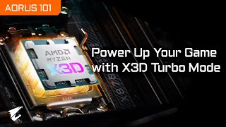 【AORUS 101】Power Up Your Game with X3D Turbo Mode [upl. by Fanchan935]