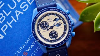 Omega x Swatch MoonSwatch Mission to the Super Blue Moonphase Unboxing [upl. by Nehpets87]