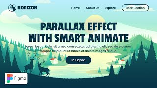 Membuat Landing Page amp Parallax Effect dengan Smart Animate di Figma [upl. by Ronn]