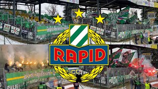 Wolfsberger AC  SK Rapid Wien  Rapidchoreo GSW  Auswärtssupport Ultras Rapid  26022023 [upl. by Werda610]