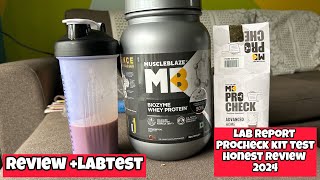 2024 Muscleblaze Biozyme Whey Protein Lab Test With MB Pro Check Kit amp Honest Review [upl. by Sierra]