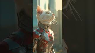 Cats Avengers of the Marvel Universe cat cats marvel avengers ai kling luma sora spiderman [upl. by Annuahsal18]