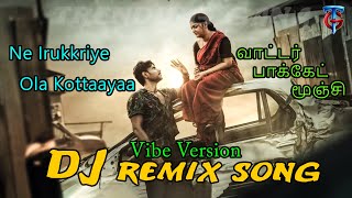 Nee irukuriye Ola kottaya song DJ Remix Songவாட்டர் பாக்கேட் மூஞ்சிWater Packet SongTrending Gana [upl. by Ramsden573]