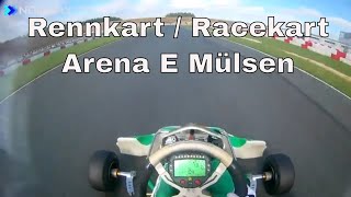 POV  X30 Senior Rennkart  Racekart Onboard  Training in Mülsen  Kart Arena E  Motorsportarena [upl. by Haduhey719]