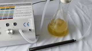 make ozonated olive oil with Aquapure medical ozone generator [upl. by Enitsirt250]