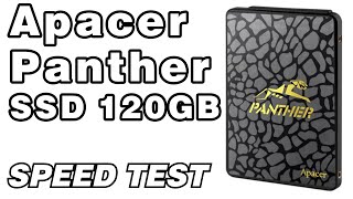 Apacer AS340 Panther SSD 120GB Speed Test [upl. by Perri]