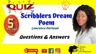 Quiz Scribblers Dream  Questions and Answers  Lawrence Darmani [upl. by Lever]