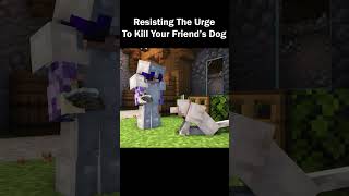 Emo Kid Clutches Killing His Friends Dog in Minecraft minecraft memes shorts [upl. by Landis]