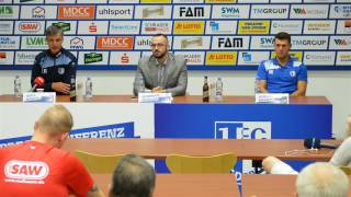 Pressekonferenz vor dem Spiel 1 FC Magdeburg gegen MSV Duisburg [upl. by Rezeile]